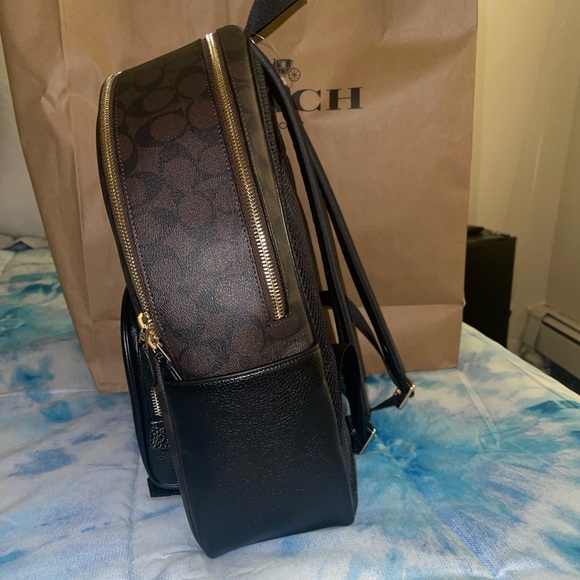 Coach Large Backpack In Signature Canvas
